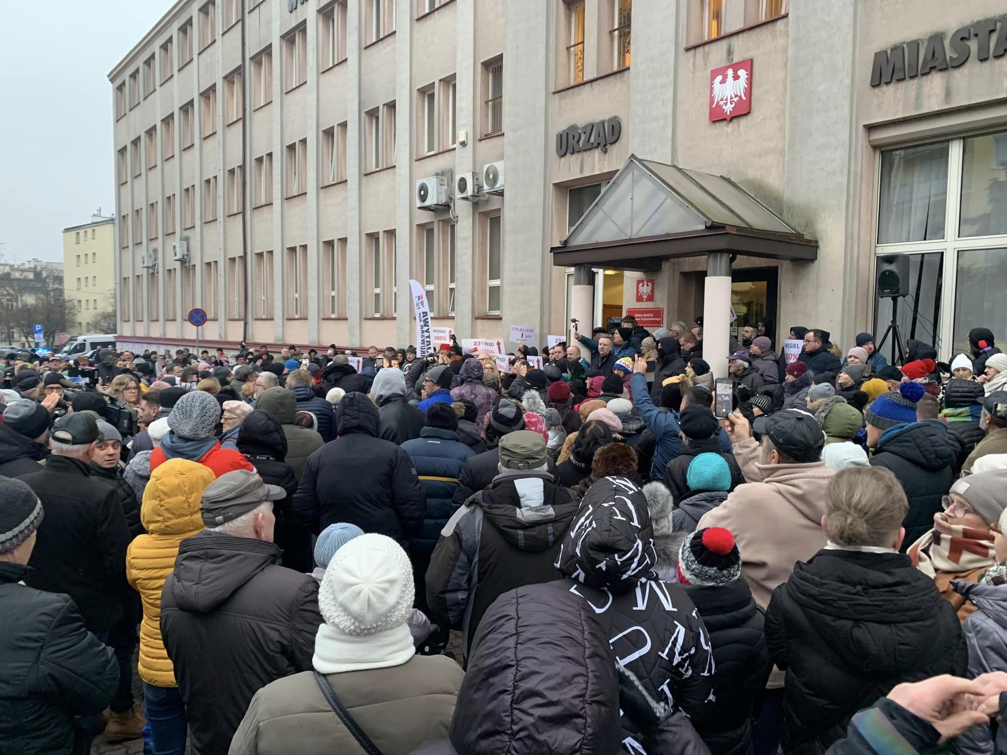 Polonya'da artan enerji fiyatları protesto edildi