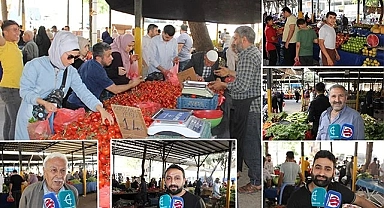 Pazarcı esnafından ilginç yorum! Pahalıyken daha çok satılıyor