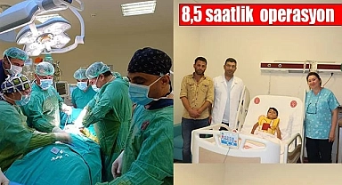 Kemikleri yarım olan çocuğa başarılı operasyon!