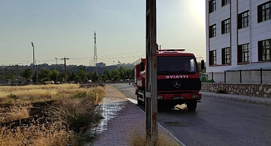 Ot yangını çevredekilerin paniğine neden oldu