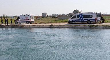 Sulama kanalına giren bir kişi akıntıya kapılıp kayboldu