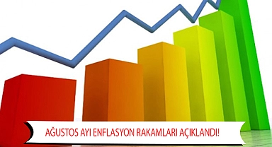 Ağustos ayı enflasyon rakamları açıklandı!