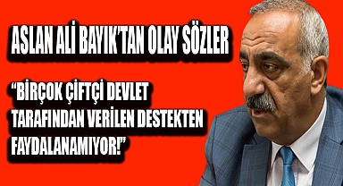 Başkan Bayık'tan olay yaratacak sözler!