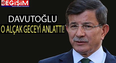 Davutoğlu, çözüm sürecini bitiren olay hakkında konuştu!