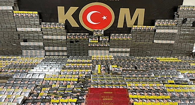 2 bin 800 paket kaçak sigara ele geçirildi