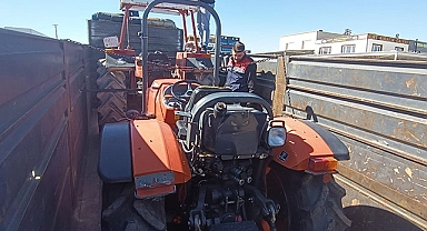 Çalınan traktör Şanlıurfa'da bulundu