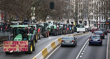 Çiftçilerden hükümete protesto