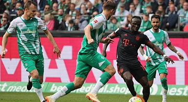 Bayern Münih Werder Bremen'i 2-1 mağlup etti