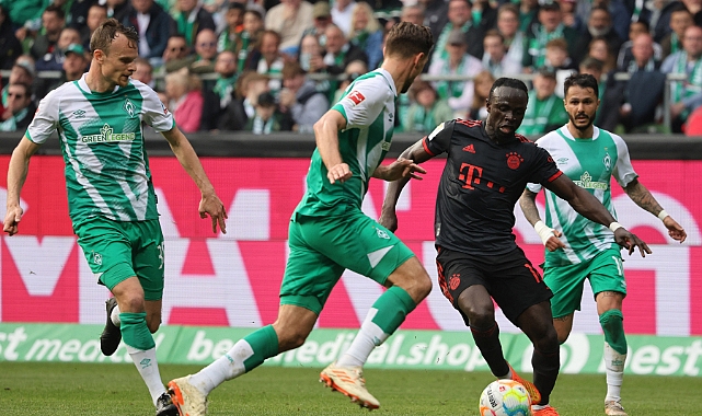 Bayern Münih Werder Bremen'i 2-1 mağlup etti