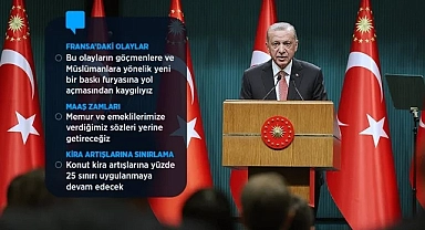 Cumhurbaşkanı Erdoğan'dan açıklama!