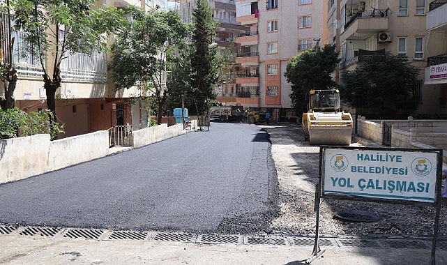 Haliliye'de mahalleler asfaltlanıyor