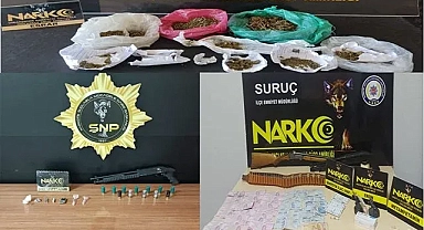 Şanlıurfa'da uyuşturucu tacirlerine büyük darbe!