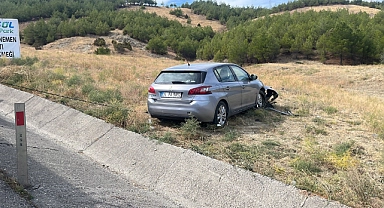 Otomobil şarampole devrildi: Çok sayıda yaralı var