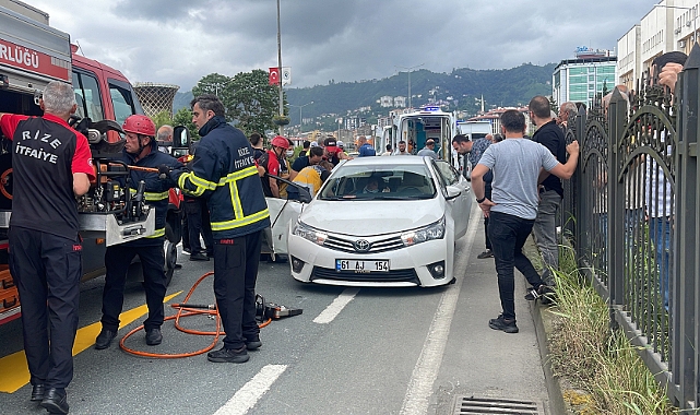 Feci trafik kazası: 3 yaralı