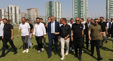 TFF Başkanı Hacıosmanoğlu, Amedspor tesislerini ziyaret etti