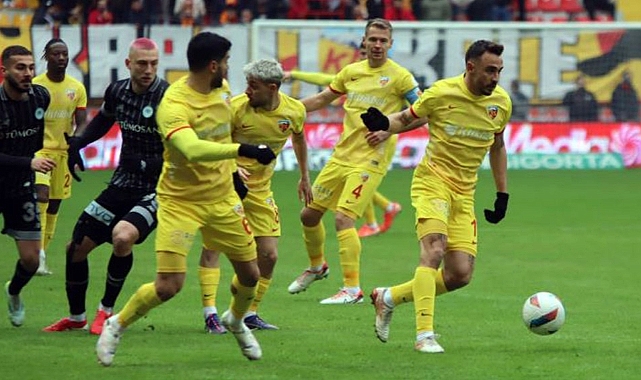 Kayserispor 25 maç sonra 3 gol attı