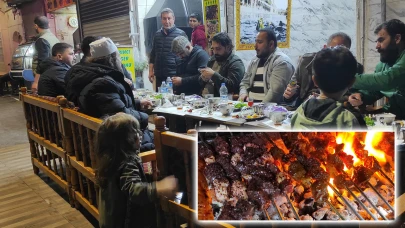 Şanlıurfa'da sahur vakti ciğer keyfi